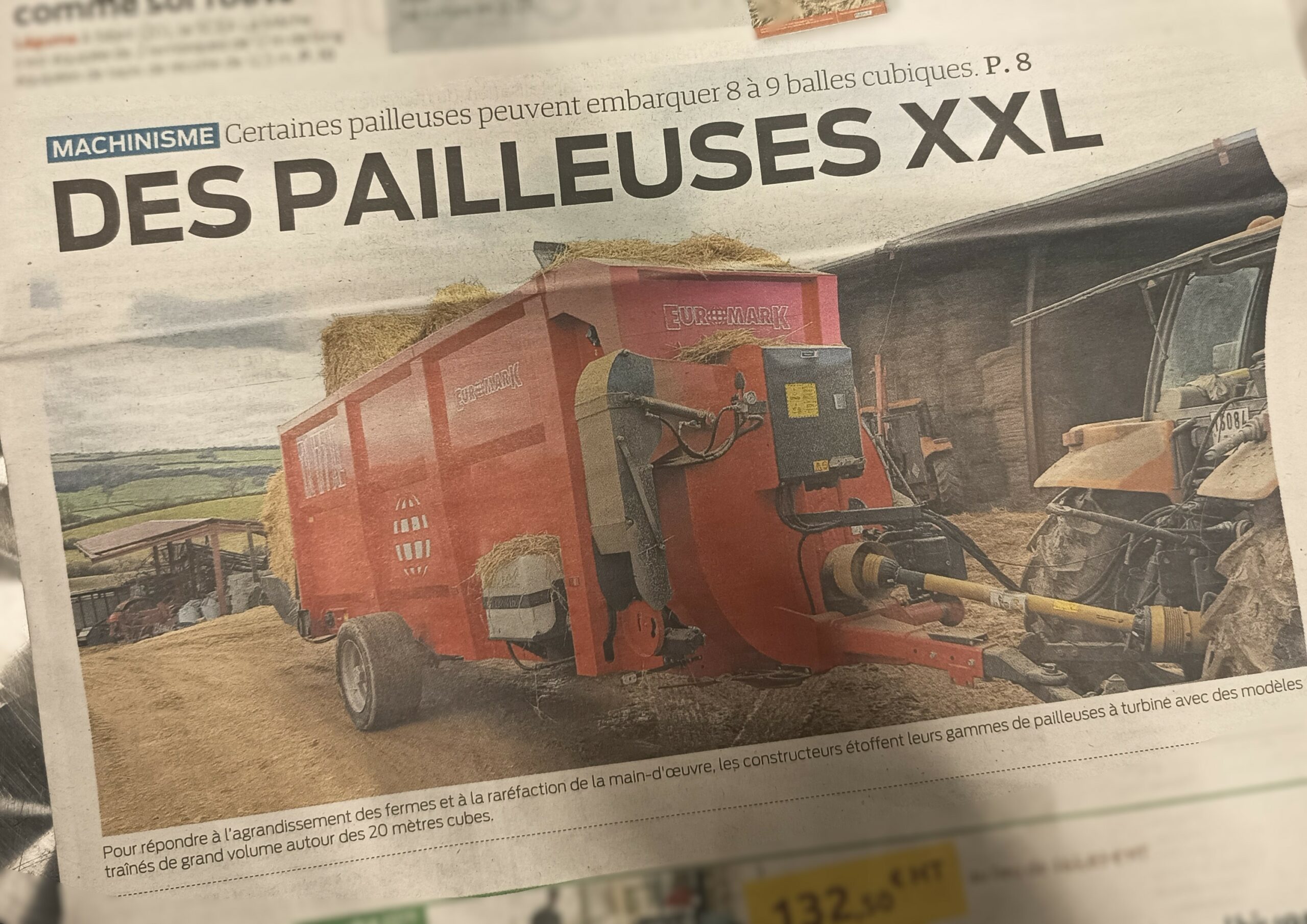 Pailleuses Grands Volumes